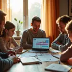 Семейное планирование бюджета на месяц дома с использованием шаблонов и финансовых документов