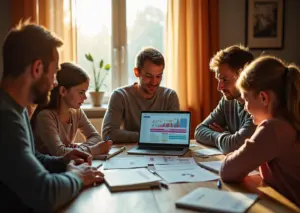 Семейное планирование бюджета на месяц дома с использованием шаблонов и финансовых документов