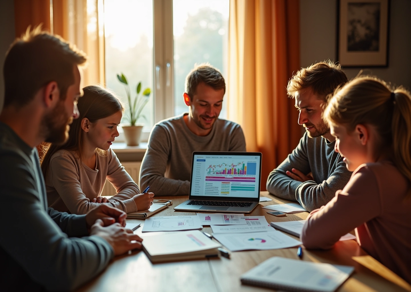 Семейное планирование бюджета на месяц дома с использованием шаблонов и финансовых документов